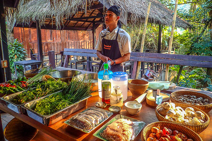 Luang Prabang écotourisme cours cuisine